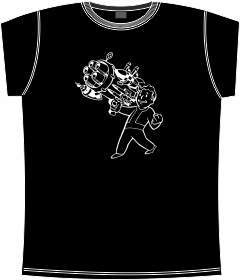 fallout, superboy, weapon, game, t-shirts